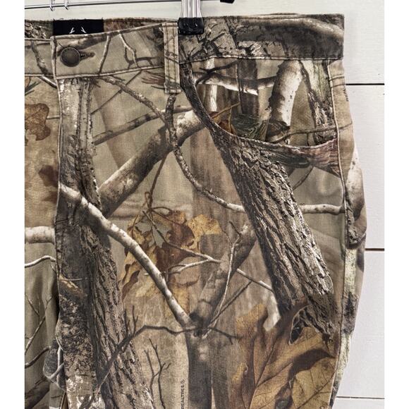Real Tree Cargo Pants Women Camo Hunting Outdoor Size 16 (36x30) - Picture 4 of 9